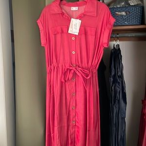 COPY - Lularoe Chambray Red Stacie nwt